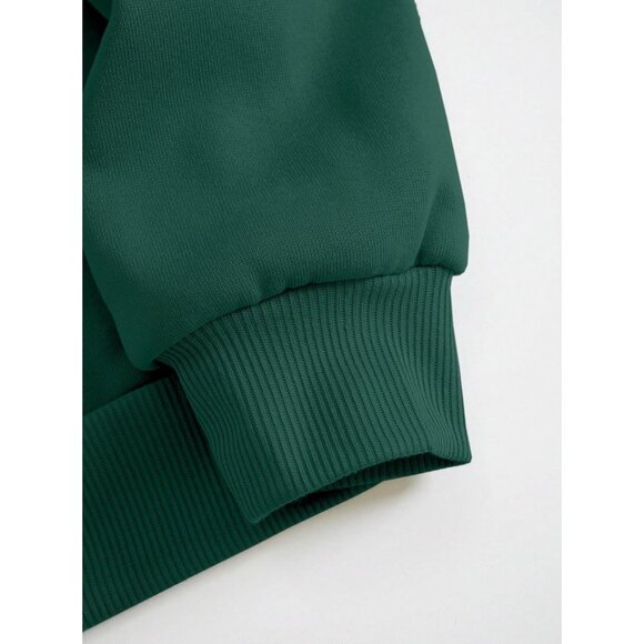 ⚡Women Green New York 1898 Imported Graphic Crewneck Long Sleeve Sweatshirt - Picture 5 of 5